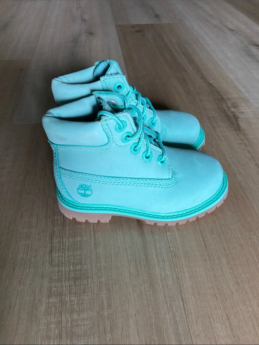 Timberland 50th Anniversary Edition Mint Green Nubuck Boots